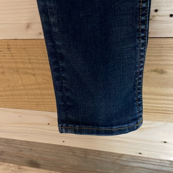 Vigoss size 26x29 jagger skinny dark wash super stretchy whisker faded jeans - Picture 7 of 13
